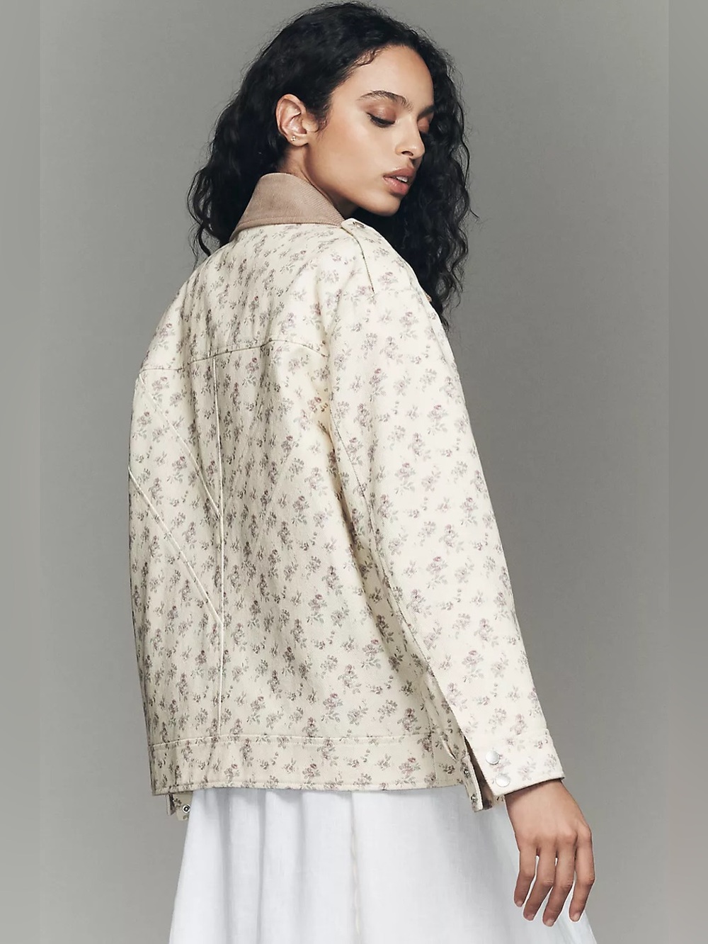 NWT Size M - Avec Les Filles Floral Utility Jacket 100% Cotton (NWT US$ 158) - Picture 8 of 16